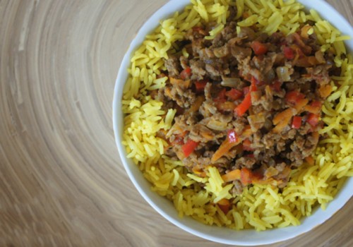 Yellow Rice with Meat